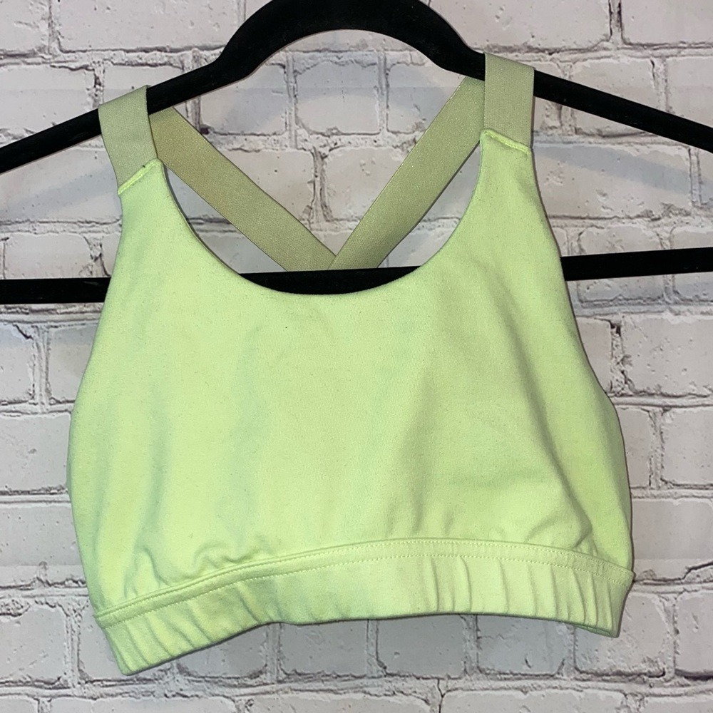 DSG Neon Yellow‎ T Back Sports Bra